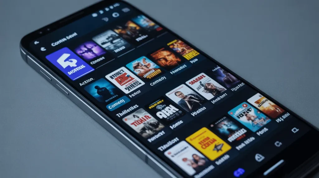 ppcine apk movie streaming app on android phone