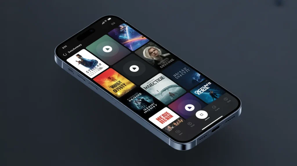 ppcine apk movie streaming app interface