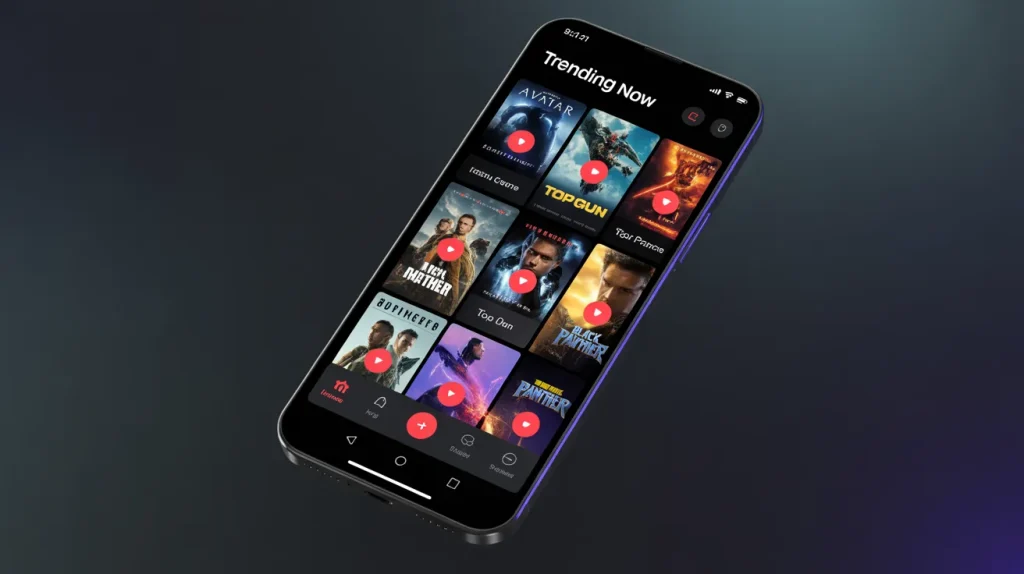 ppcine apk download streaming app interface