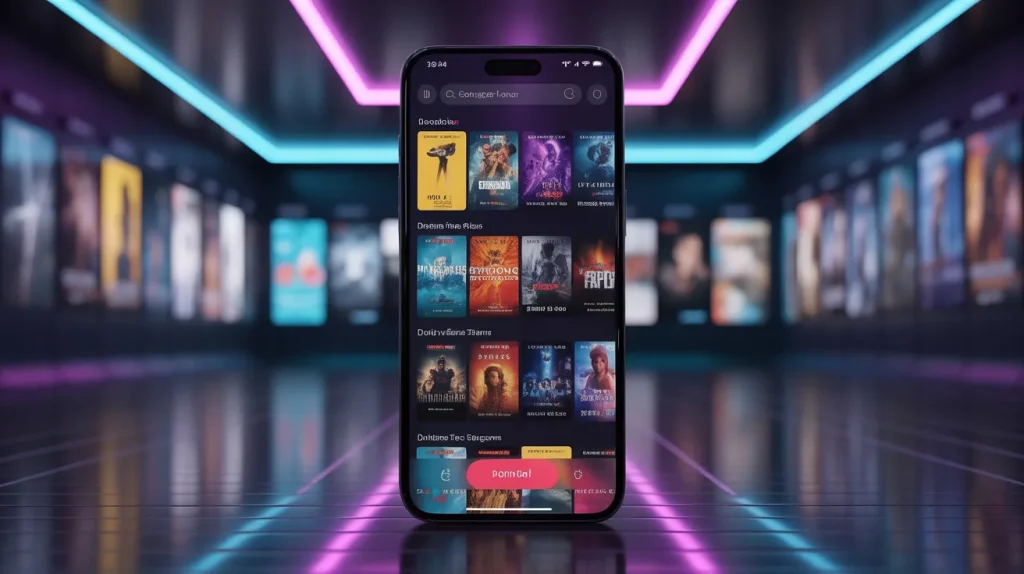 ppcine apk file download movie streaming app interface