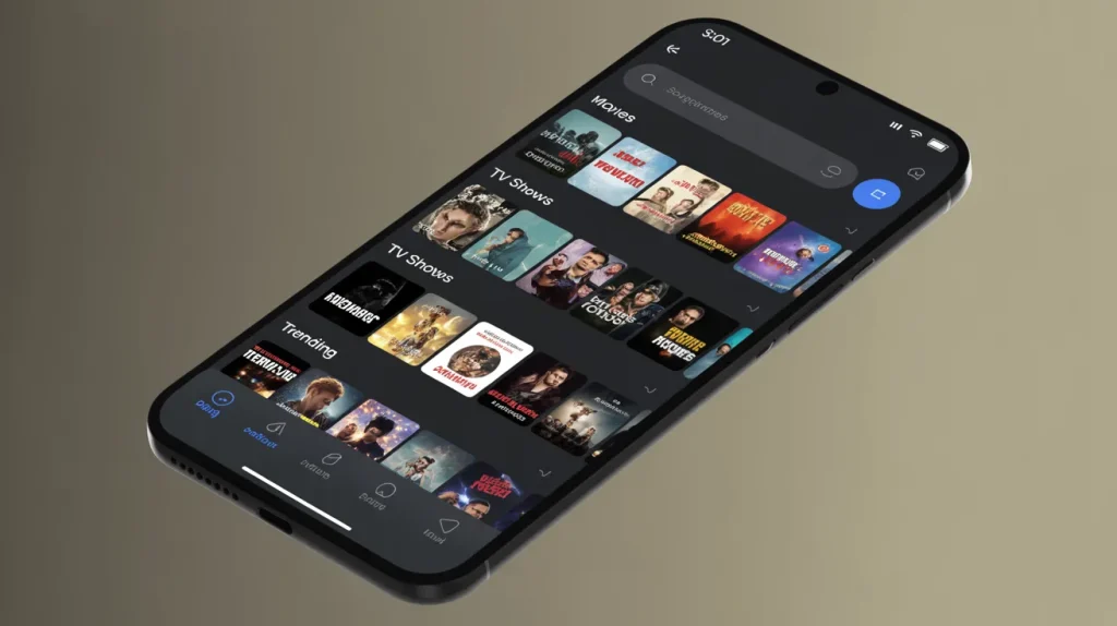 ppcine apk old version app interface preview