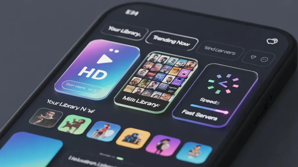 ppcine download app features HD streaming and movie library