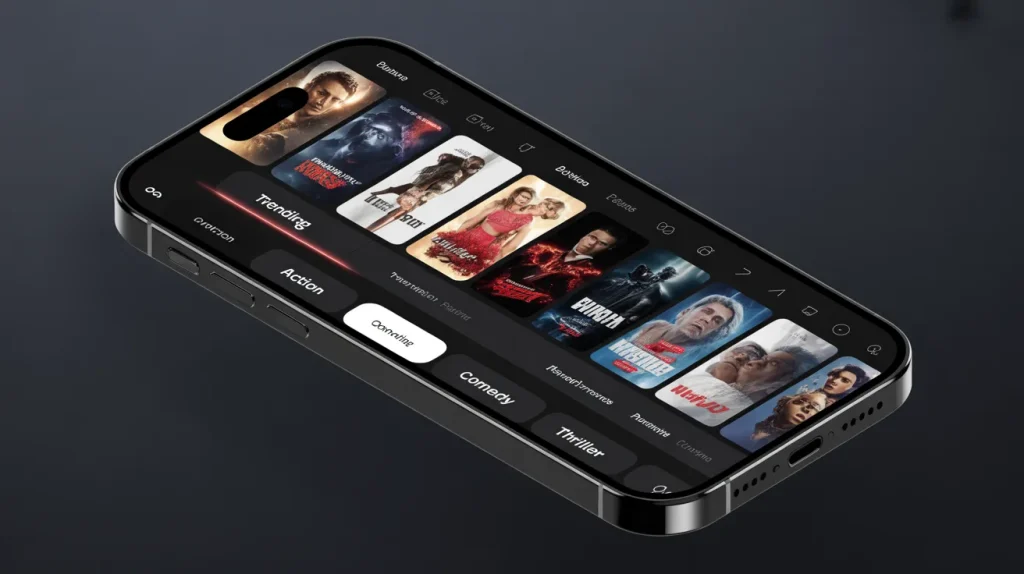 ppcine free movie app movie library and categories
