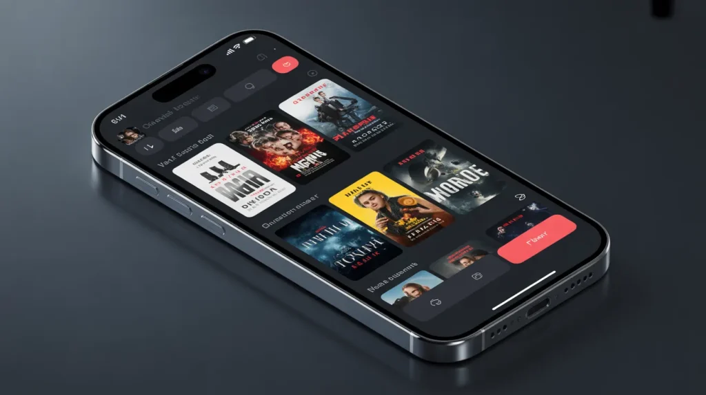 ppcine free movie app interface for streaming movies