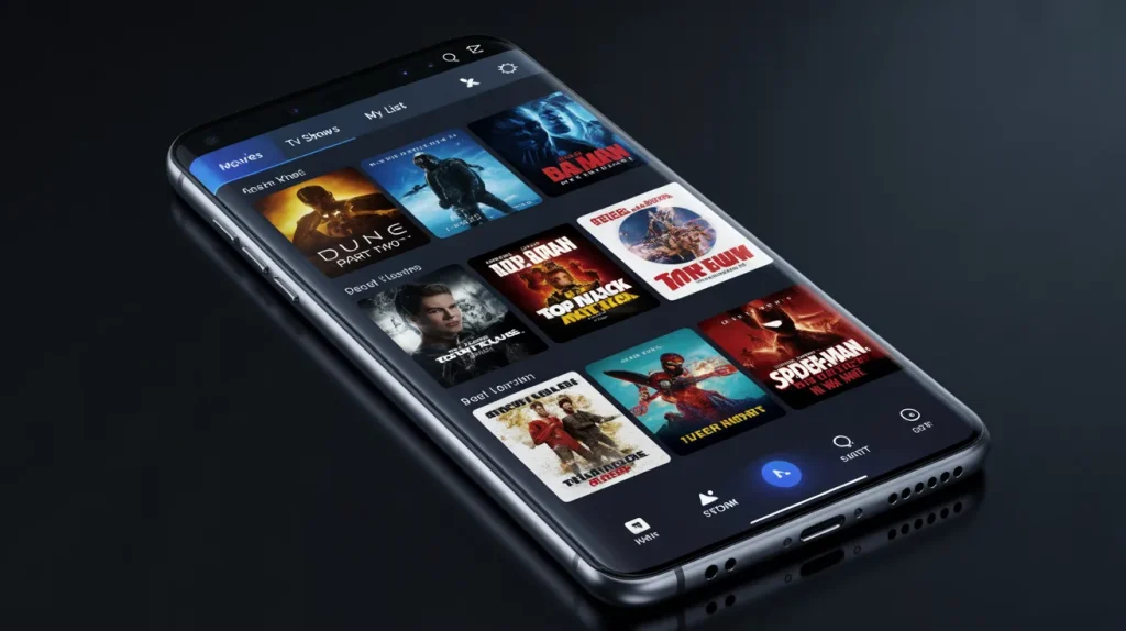 ppcine latest version movie streaming app interface