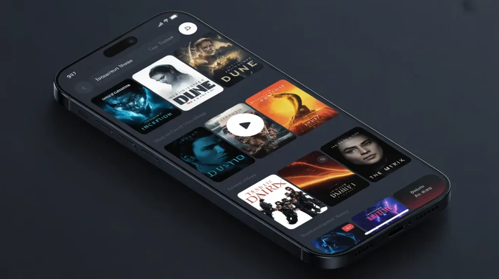 ppcine movie app download streaming interface
